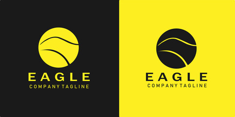 Eagle logo vector illustration