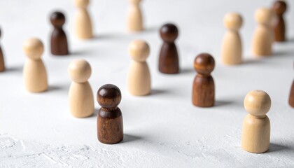 Diverse people figurines