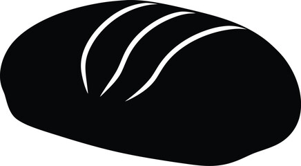  bread food silhouette vector.