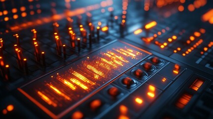 Digital Control Panel: Futuristic Interface