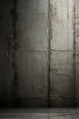 Distressed Concrete Wall Texture Dark Grey Industrial Background