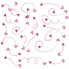 Set of Hand drawn vector arrows doodle vector illustration EPS 10 Set of Hand drawn vector arrows doodle vector illustration EPS 10