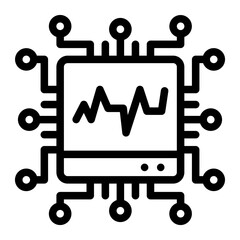 Ai medical diagnosis icon