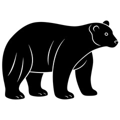 Black Bear Vector Illustration