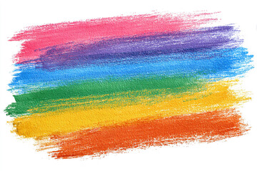 Rainbow Color Swatch, Abstract Paint Strokes, Artistic Texture, Vibrant Hues, Colorful Design