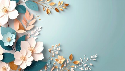 Obraz premium Floral arrangement inspiration home decor digital art calm atmosphere close-up view aesthetic design concepts