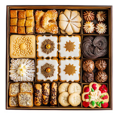 Gourmet Cookie Gift Box: Exquisite Assortment of Assorted Pastries