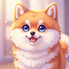 Cute Anime Dog