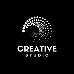 Minimalist Film Logo Design for Movie and Media Branding