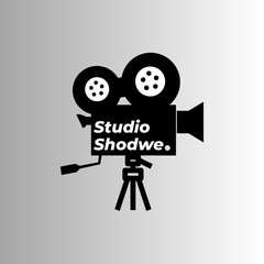 Minimalist Film Logo Design for Movie and Media Branding