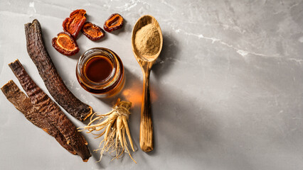 Premium Red Ginseng Collection – Roots, Extracts & Herbal Wellness Banners