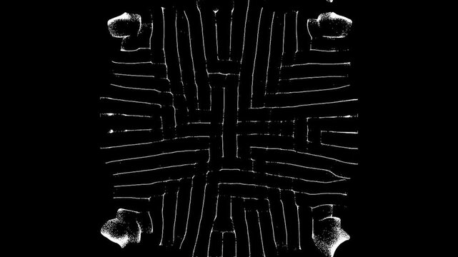 Platinum pulse bursts into a lotus-shaped bloom of particles&mdash;hypnotic, trippy loop for immersive shows and modern digital rituals.
