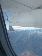 view from airplane window