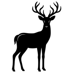 deer silhouette vector