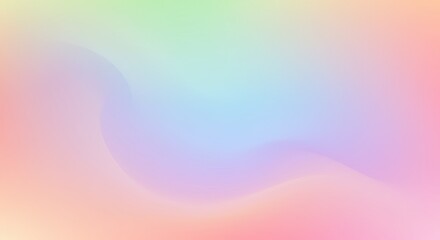 Obraz premium Pastel Rainbow Gradient Background Soft, Dreamy Colors for Design