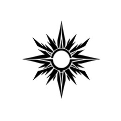 Fototapeta premium vector illustration of a sun