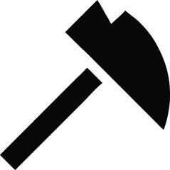 Axe Emblem: A striking, minimalist graphic of a axe. Clean lines and bold contrast against the background. Captures power and functionality.