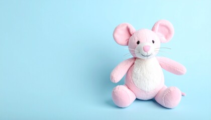 soft toy bunny on background 