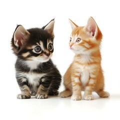 Obraz premium Cute Kittens Studio Shot.