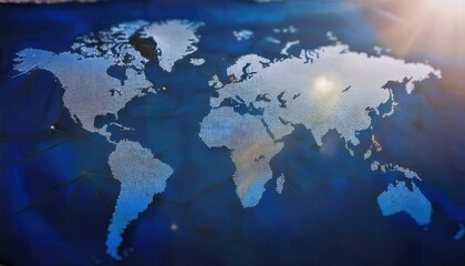 Fototapeta premium Exploration of Firefly World Maps with a focus on the geographic features of the United States
