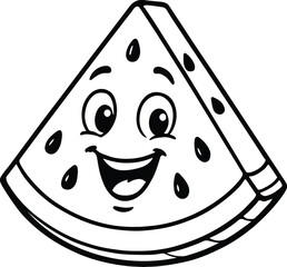 vector illustration of a black and white shark