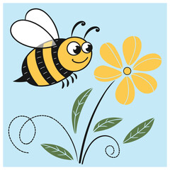 Bee concept illustration