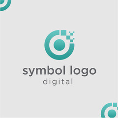 Letter A logo design 