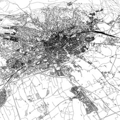 Fototapeta premium 3D illustration of city and urban in Nimes France