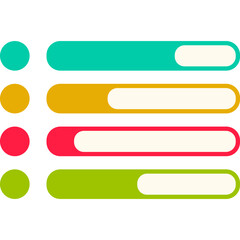 Fototapeta premium Infographic List Element