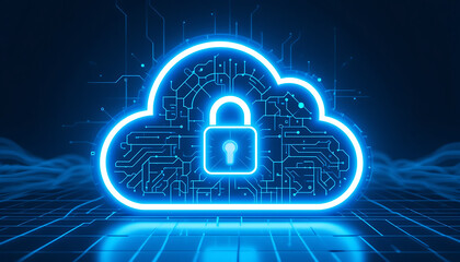 Data Security Concept Icons Representing Cybersecurity, Digital Protection, and Information Privacy