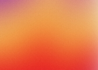 Fototapeta premium Gradient Background with Orange Red and Purple Hues Textured Grainy Surface Abstract Design