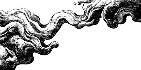 Marbled ink flow background with organic fluid swirls for artistic designs