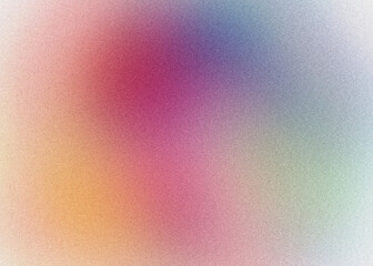Soft Gradient Background with Orange Pink Purple Blue and Green Hues Textured Grainy Effect