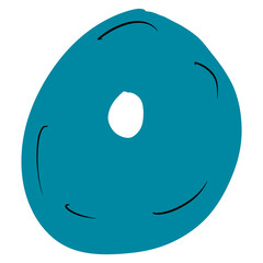 Hand drawing unique ugly abjad font kid letterring