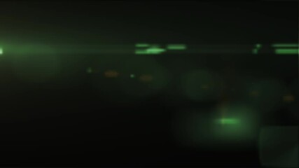 Animation green light flash on black background. - Powered by Adobe