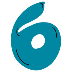 Hand drawing unique ugly abjad font kids letterring