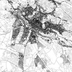 Obraz premium 3D illustration of city and urban in Chisinau Moldova