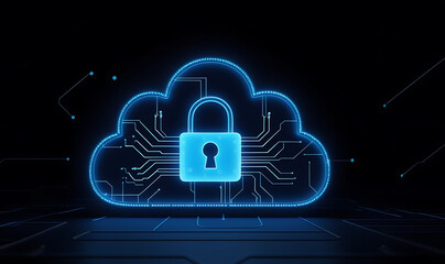 Data Security Concept Icons Representing Cybersecurity, Digital Protection, and Information Privacy