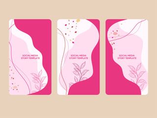 Memphis Style Wedding Invitation Card Template