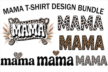 odern Mama T- Shirt Design Bundle | Printable Mom Quote SVG & PNG