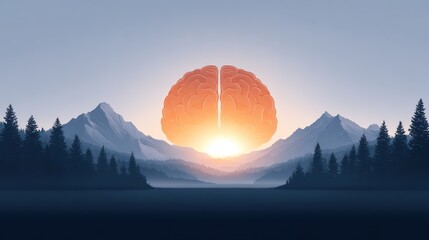 Upgrading the brain of a successful person, symbolizing intelligence enhancement, growth mindset, and advanced thinking.