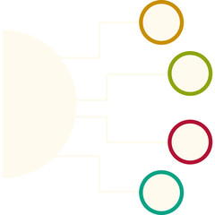 Obraz premium Infographic List Element