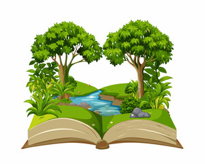 book with tree
