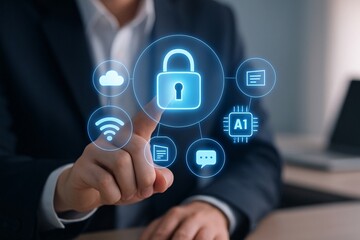 Cybersecurity and Data Protection Concept