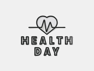 Obraz premium realistic health day background design vector