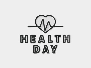 realistic health day background design