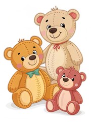 Fototapeta premium teddy bear with a gift
