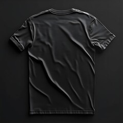 Black TShirt Mockup with Back View. (16)