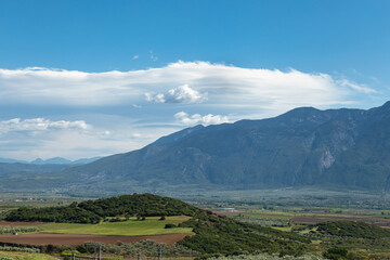 Fototapeta premium The mountains of Greece in summer
