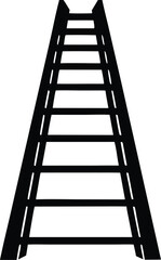 ladder silhouette vector icon